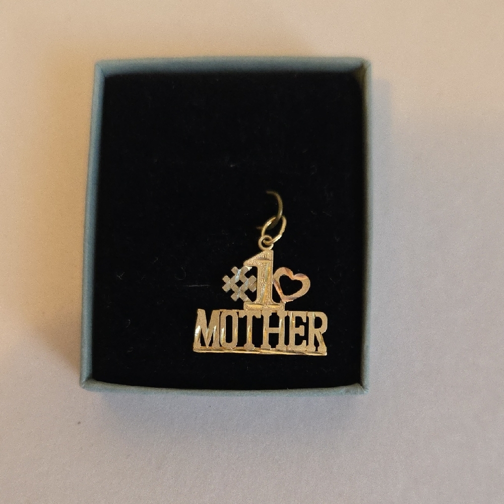 Gold #1 Mother Pendant